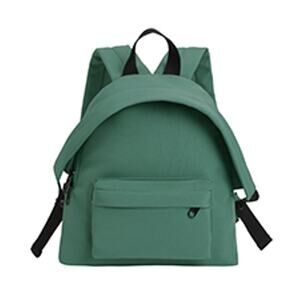 New Dark Green Canvas Mini Backpack | Lightweight School, Travel, or Day Pack